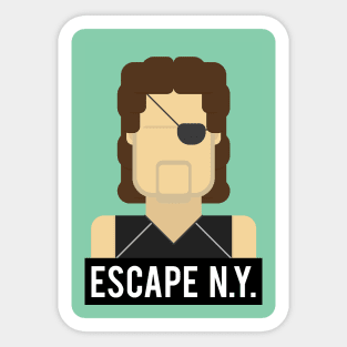 Escape Form New York Sticker